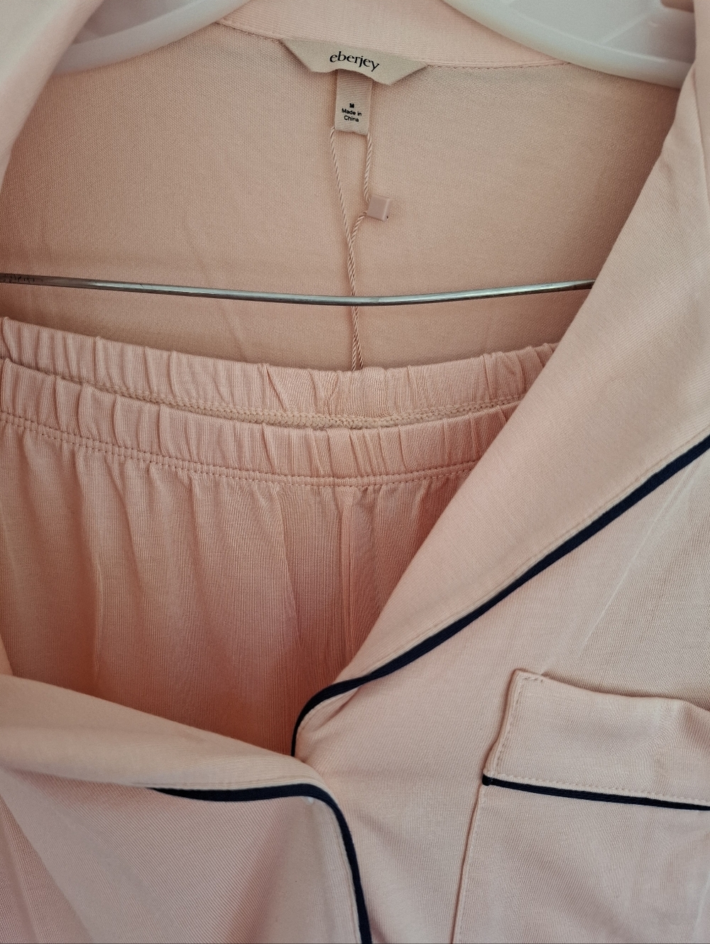 Eberjey Gisele Crop Pajama Set NWT Size Medium - Picture 4 of 7